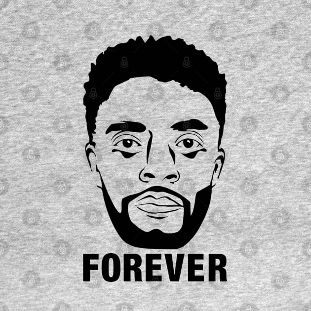 Chadwick Boseman Tribute Forever by lahuwasi